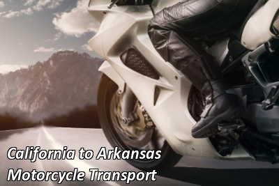 California to Arkansas Motorcycle Transport