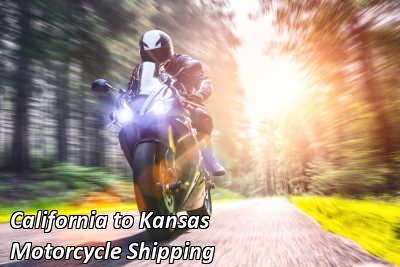 California to Kansas Motorcycle Shipping