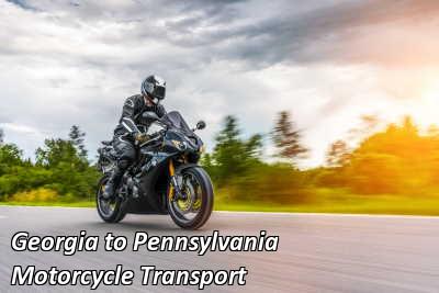 Georgia to Pennsylvania Motorcycle Transport