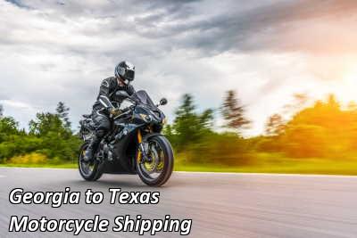 Georgia to Texas Motorcycle Shipping