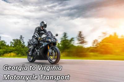 Georgia to Virginia Motorcycle Transport