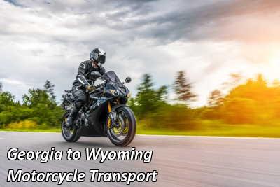Georgia to Wyoming Motorcycle Transport