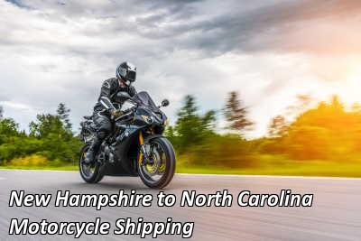 New Hampshire to North Carolina Motorcycle Shipping