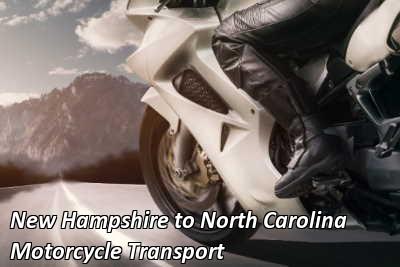 New Hampshire to North Carolina Motorcycle Transport