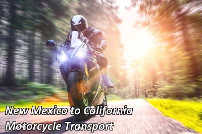 New Mexico to California Motorcycle Transport