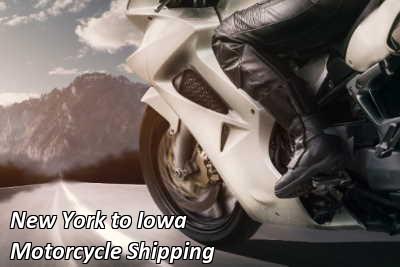 New York to Iowa Motorcycle Shipping