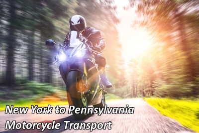 New York to Pennsylvania Motorcycle Transport