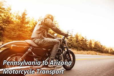Pennsylvania to Arizona Motorcycle Transport
