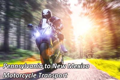 Pennsylvania to New Mexico Motorcycle Transport