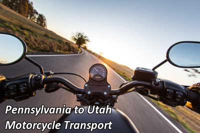 Pennsylvania to Utah Motorcycle Transport