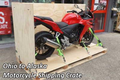 Ohio to Alaska Motorcycle Shipping Crate